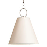 Altamount Off White Pendant by Hudson Valley, Finish: Nickel Polished, Size: Large,  | Casa Di Luce Lighting