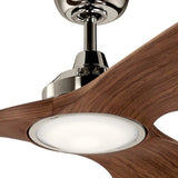 Imari Ceiling Fan by Kichler, Finish: White Matte, Nickel Polished, Satin Black-Kichler, ,  | Casa Di Luce Lighting