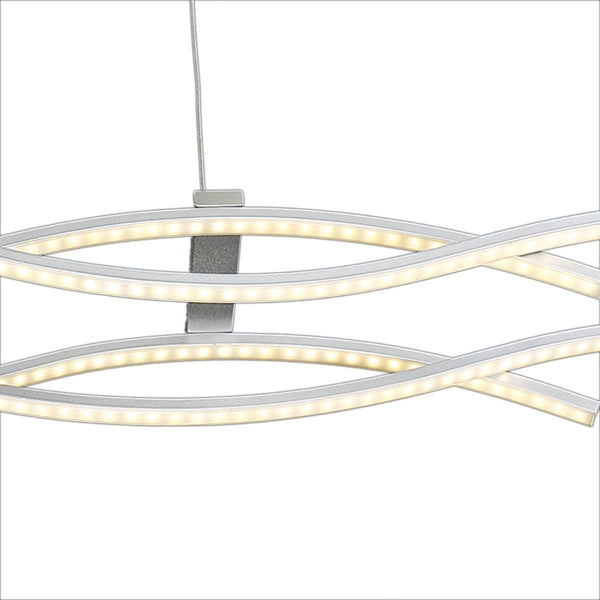 Silver Sly 4 Light LED Pendant by Eurofase