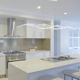 Sly 4 Light LED Pendant in Kitchen