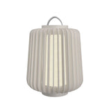 Iredescent White Small Stecche Di Legno Floor Lamp by Accord