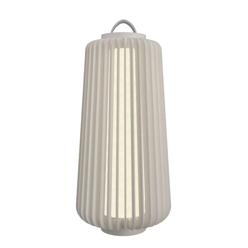 Iredescent White Large Stecche Di Legno 3036-38 Floor Lamp by Accord