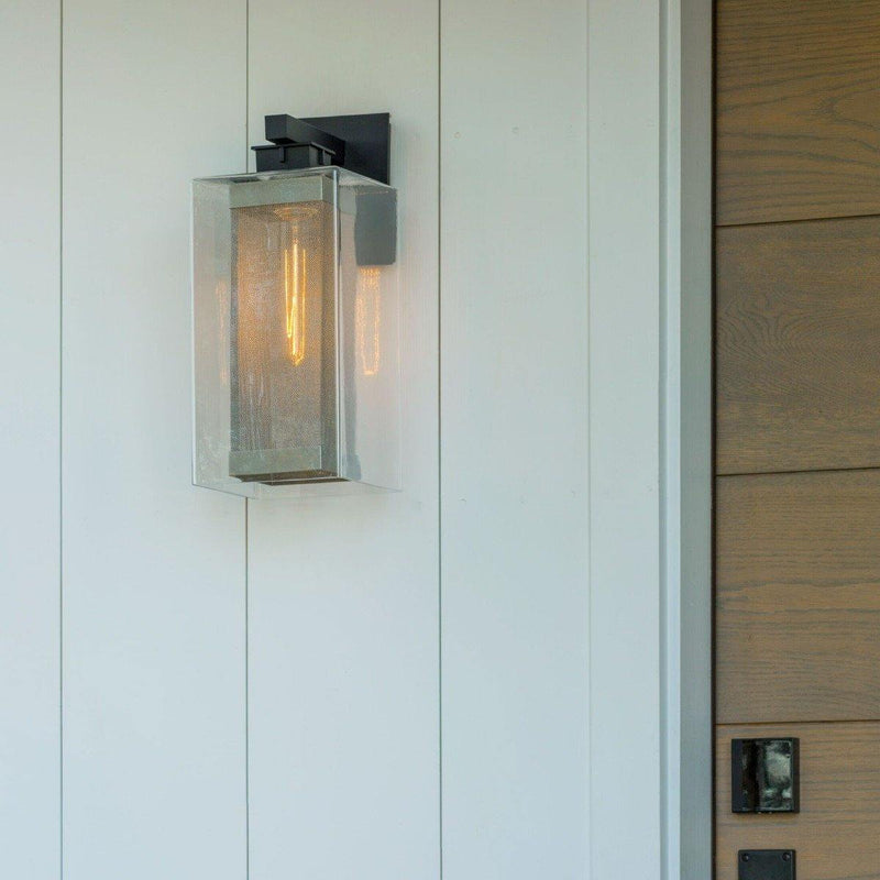 Polaris Outdoor Sconce in living room