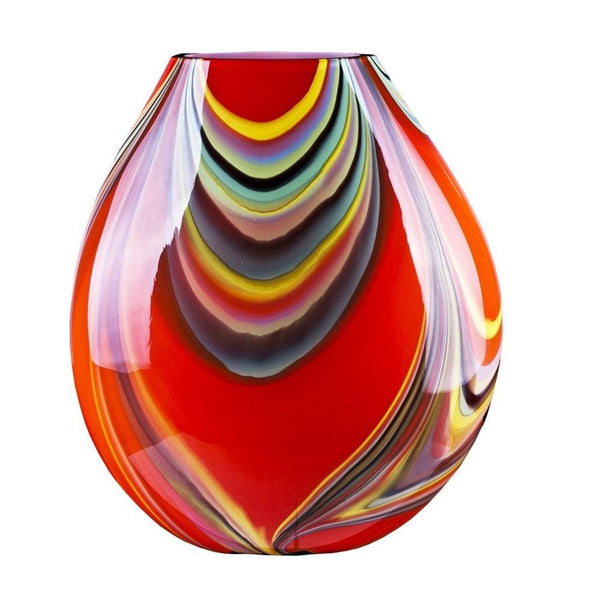 Fenicio Table Lamp by Murano Arte, Color: Orange, Size: Medium,  | Casa Di Luce Lighting