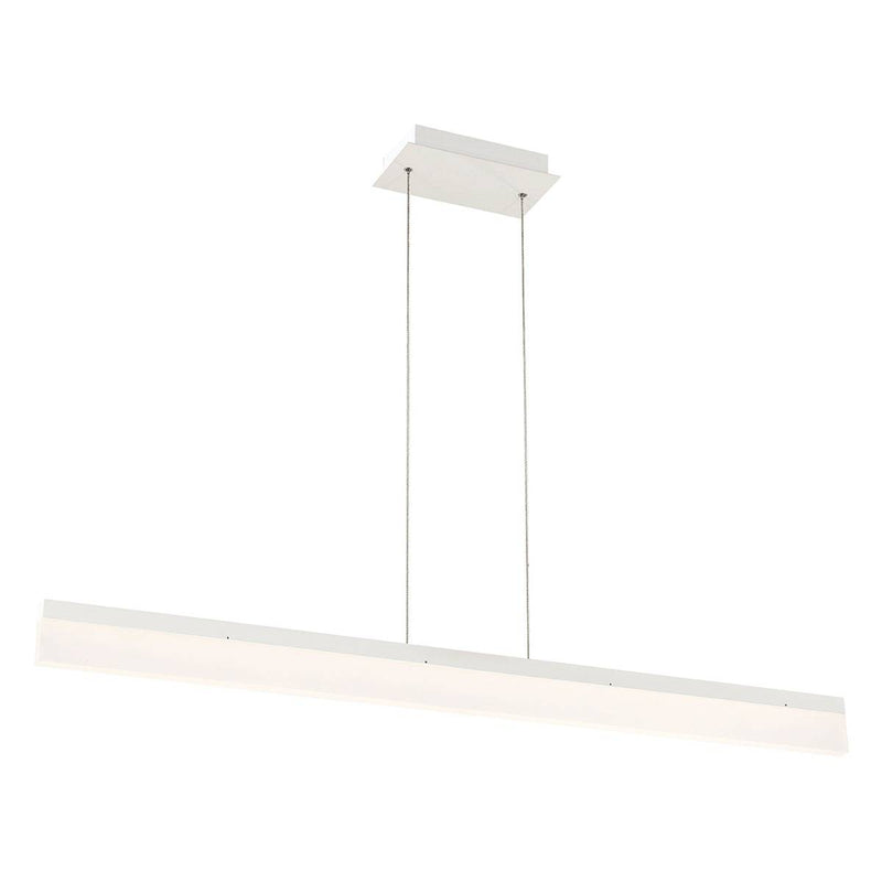 White Large Tunnel LED Linear Pendant by Eurofase