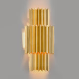 Moxy Wall Sconce by Corbett, Finish: Gold Leaf, Silver Leaf, Gesso White-Troy Lighting, ,  | Casa Di Luce Lighting