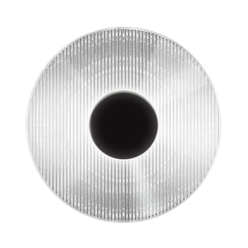 Meclisse Wall Sconce by Sonneman, Color: Clear, Finish: Black,  | Casa Di Luce Lighting
