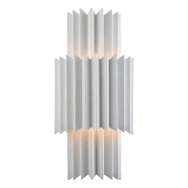 Moxy Wall Sconce by Corbett, Finish: Gold Leaf, Silver Leaf, Gesso White-Troy Lighting, ,  | Casa Di Luce Lighting