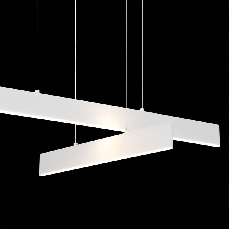 White Rogers Up and Down LED Pendant Light by Eurofase
