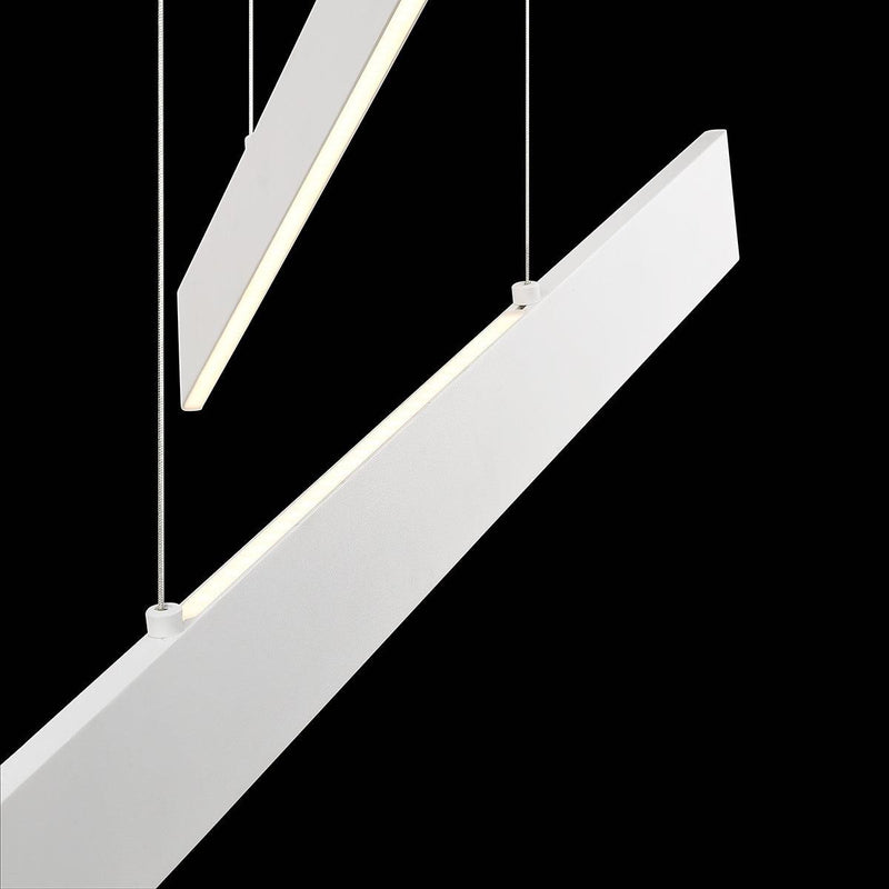 White Rogers Up and Down LED Pendant Light by Eurofase

