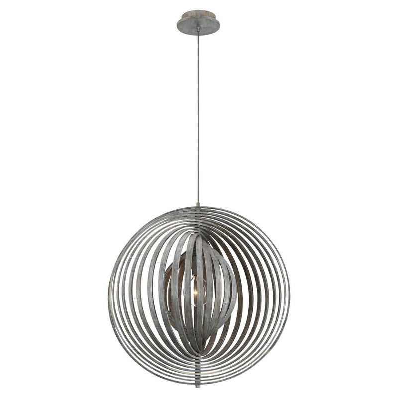 Abruzzo Pendant Light by Eurofase, Color: Weathered Grey, Size: Large,  | Casa Di Luce Lighting