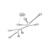 Abstraction Chandelier by Sonneman, Finish: Aluminum, Size: Large,  | Casa Di Luce Lighting