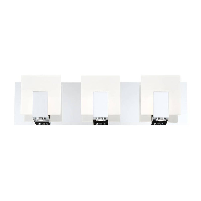 Canmore LED Bath Bar by Eurofase, Finish: Chrome, Size: Small,  | Casa Di Luce Lighting