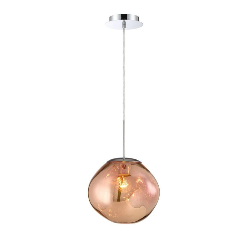 Bankwell 1 Light Pendant by Eurofase, Color: Copper, ,  | Casa Di Luce Lighting