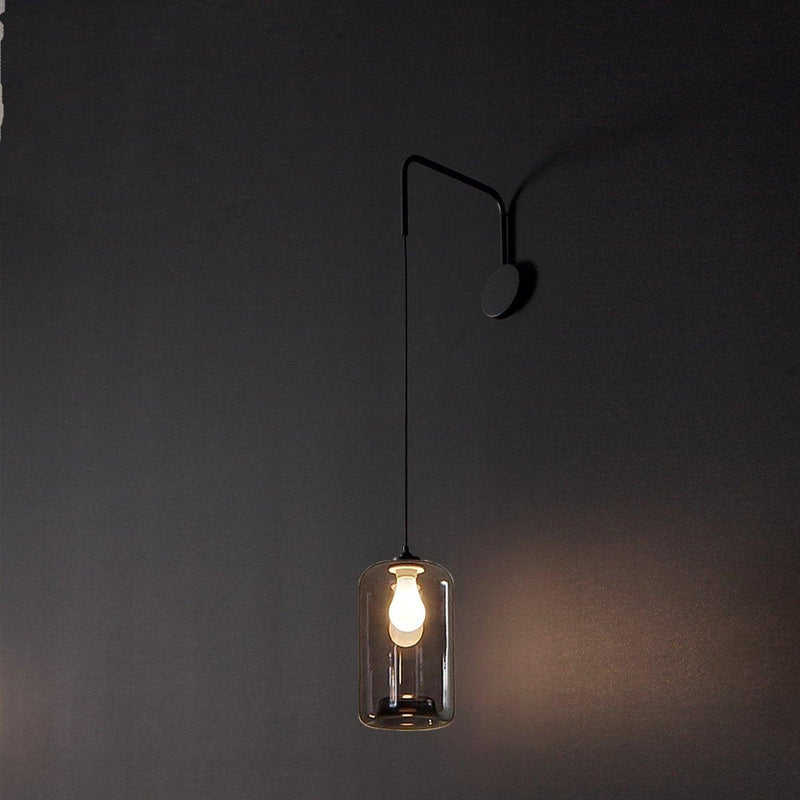Ambaraba Wall Lamp by Vesoi, Color: Fume-Slamp, Finish: Black,  | Casa Di Luce Lighting