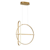 Berkely LED Round Chandelier by Eurofase, Color: Satin Gold, ,  | Casa Di Luce Lighting