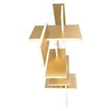 Coburg LED Large Linear Chandelier by Eurofase, Finish: Black, Gold, ,  | Casa Di Luce Lighting