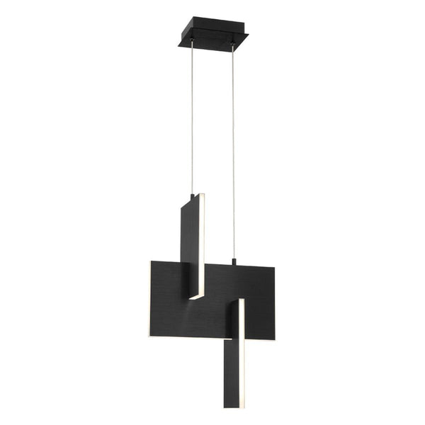 Coburg LED Small Pendant by Eurofase, Finish: Black, Gold, ,  | Casa Di Luce Lighting