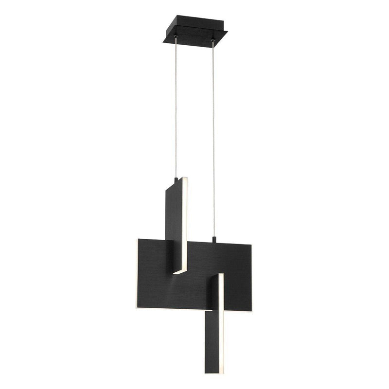Coburg LED Small Pendant by Eurofase, Finish: Black, ,  | Casa Di Luce Lighting