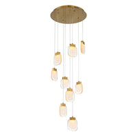 Gold Paget Chandelier by Eurofase