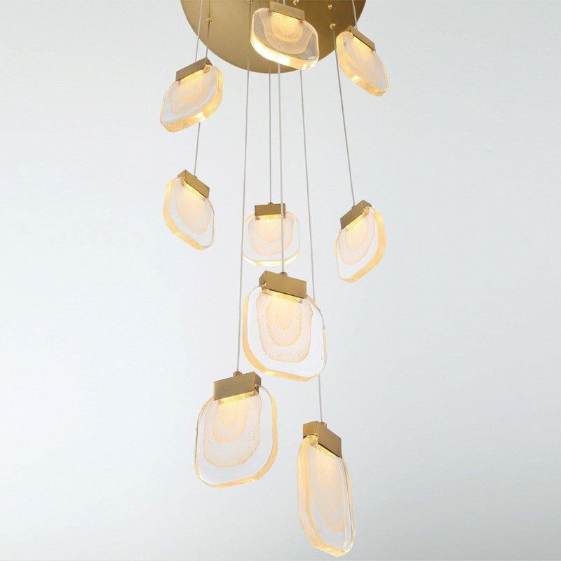 Gold Paget Chandelier by Eurofase