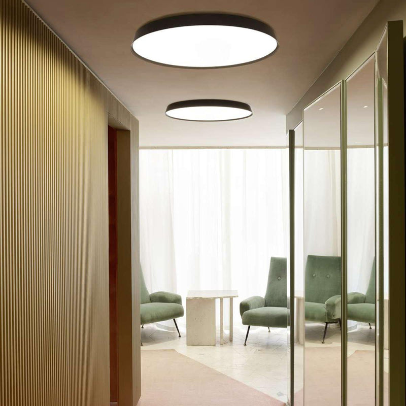 Compendium Plate Wall-Ceiling by Luceplan, Color: Black, Brass, Aluminium - Foscarini, ,  | Casa Di Luce Lighting