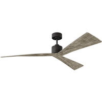 Aged Pewter/Light Grey Weathered Oak Adler 60 Ceiling Fan by Monte Carlo Fans