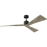 Aged Pewter/Light Grey Weathered Oak Adler 60 Ceiling Fan by Monte Carlo Fans