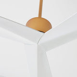 Burnished Brass/Matte White ABS Adler 60 Ceiling Fan by Monte Carlo Fans