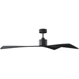 Matte Black/Matte Black Adler 60 Ceiling Fan by Monte Carlo Fans