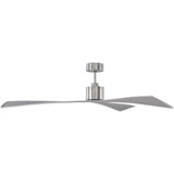 Brushed Steel/Silver ABS Adler 60 Ceiling Fan by Monte Carlo Fans