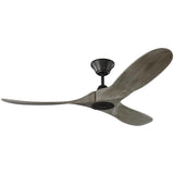 Aged Pewter/Light Grey Weathered Oak Small Maverick Fan by Monte Carlo