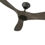 Aged Pewter/Light Grey Weathered Oak Small Maverick Fan by Monte Carlo