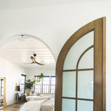 Aged Pewter/Light Grey Weathered Oak Small Maverick Fan by Monte Carlo