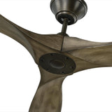 Aged Pewter/Light Grey Weathered Oak Medium Maverick Fan by Monte Carlo