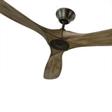 Aged Pewter/Light Grey Weathered Oak Medium Maverick Fan by Monte Carlo