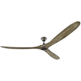 Aged Pewter/Light Grey Weathered Oak X-Large Maverick Fan by Monte Carlo