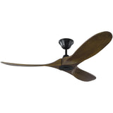 Matt Black/Dark Walnut Small Maverick Fan by Monte Carlo