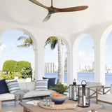 Matt Black/Dark Walnut Large Maverick Fan by Monte Carlo