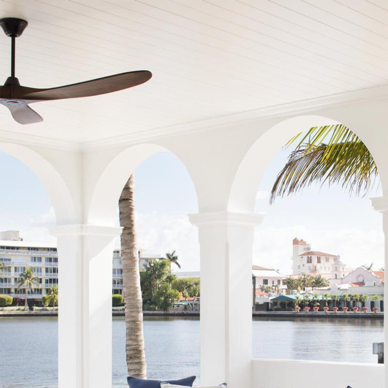 Matt Black/Dark Walnut Large Maverick Fan by Monte Carlo