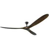 Matt Black/Dark Walnut X-Large Maverick Fan by Monte Carlo