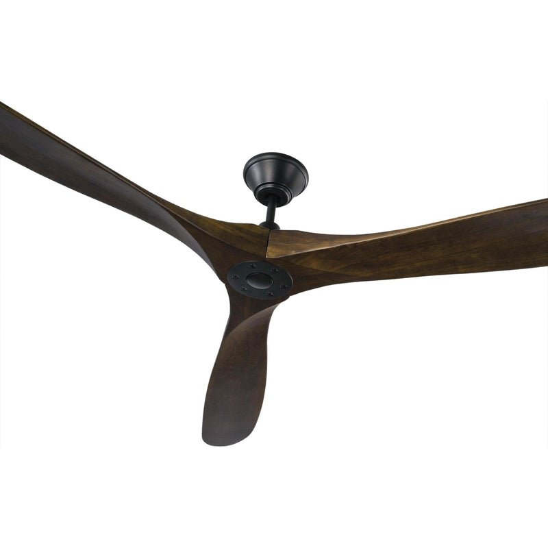 Matt Black/Dark Walnut X-Large Maverick Fan by Monte Carlo