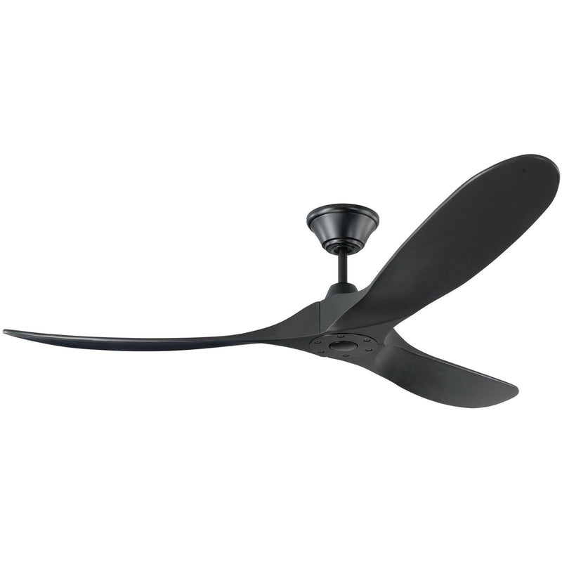 Matt Black/Matt Black Medium Maverick Fan by Monte Carlo