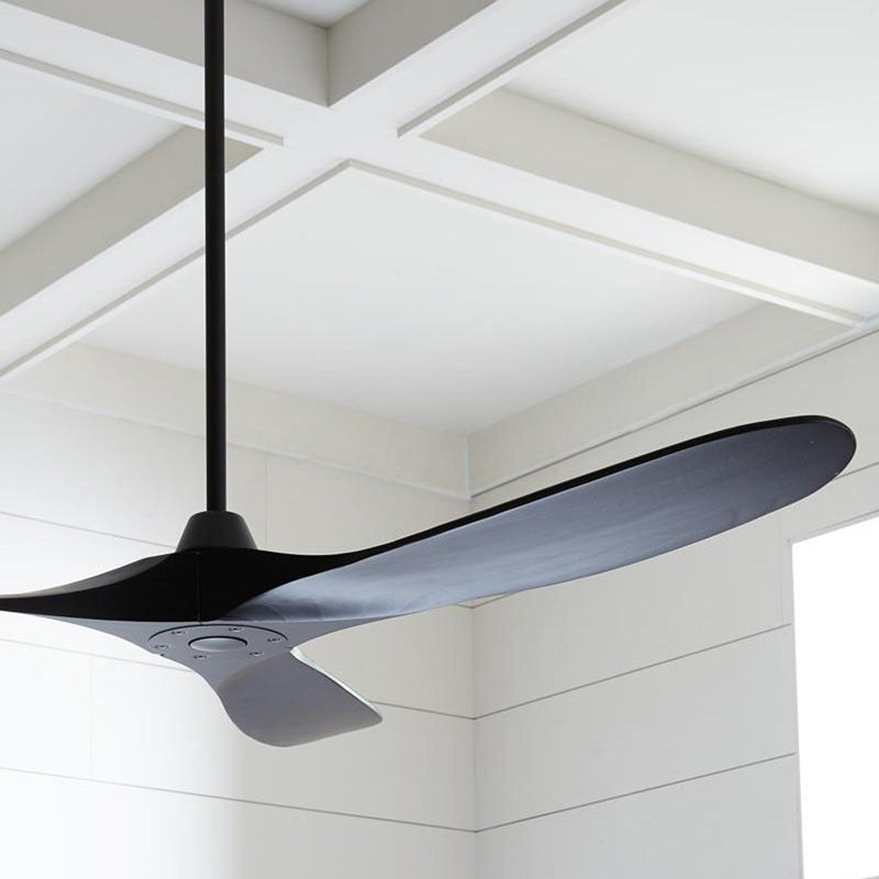 Matt Black/Matt Black Medium Maverick Fan by Monte Carlo