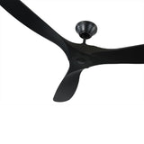 Matt Black/Matt Black Medium Maverick Fan by Monte Carlo