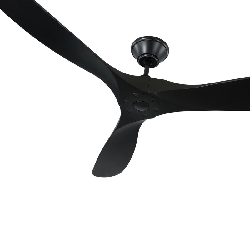 Matt Black/Matt Black Medium Maverick Fan by Monte Carlo
