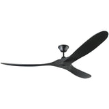 Matt Black/Matt Black Large Maverick Fan by Monte Carlo