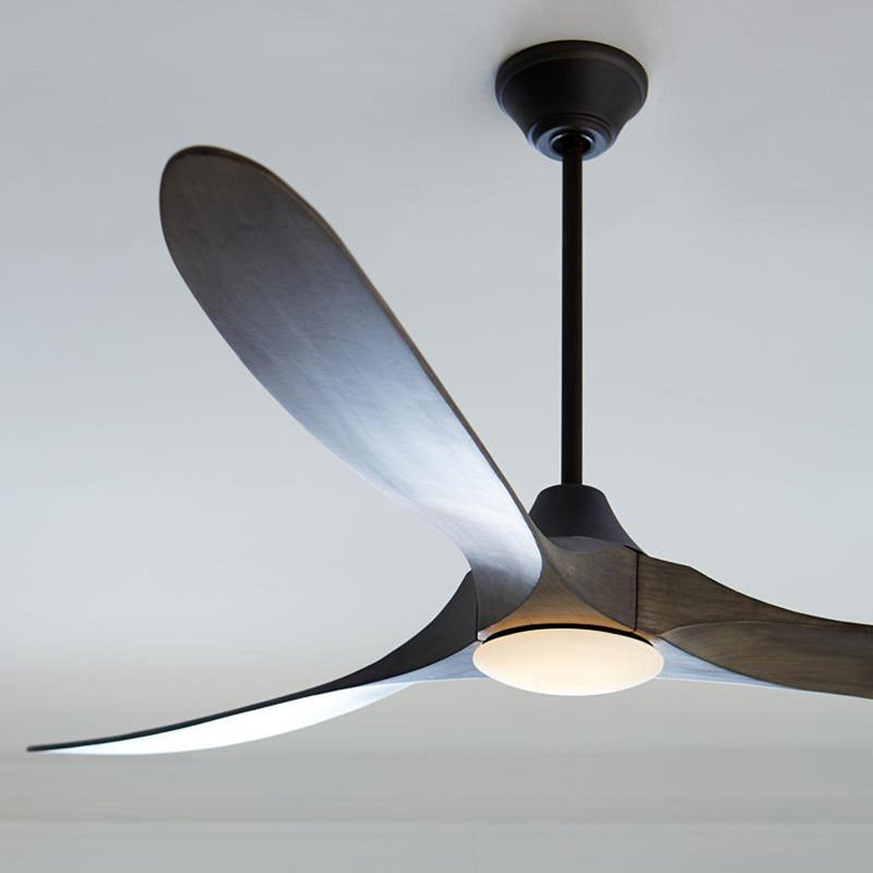 Aged Pewter/Light Grey Weathered Oak Large Maverick LED Collection Fan by Monte Carlo Fans