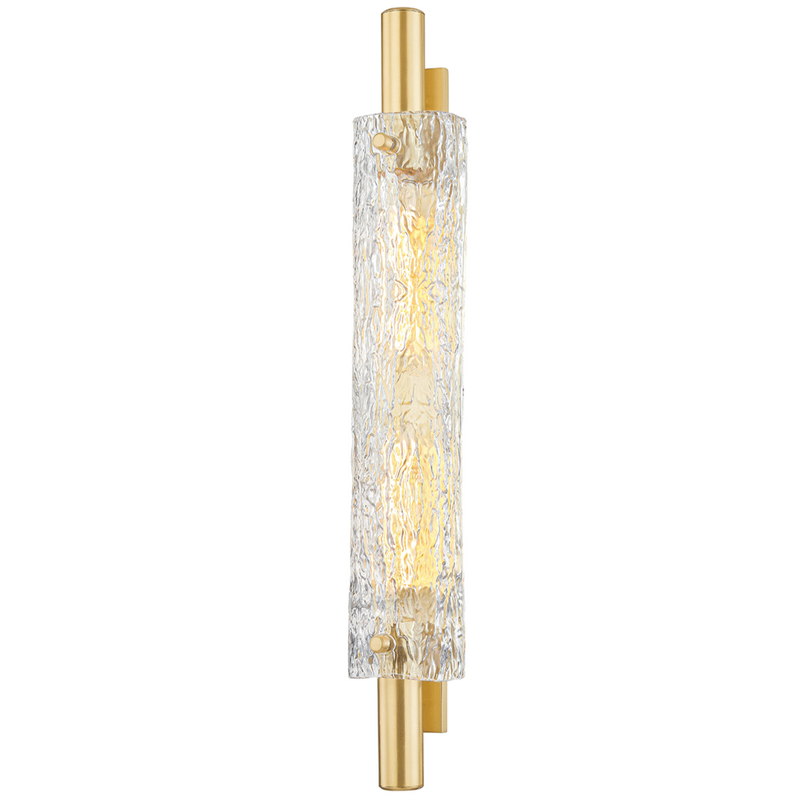 Harwich Wall Sconce By Hudson Valley, Size: Large, Finish: Aged Brass