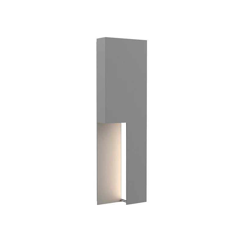 Incavo Indoor-Outdoor Wall Light By Sonneman Lighting, Finish: Textured Gray, Size: Small